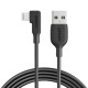 Buy Online Anker Usb-A To 90 Degree Lightning Cable 6Feet in Qatar