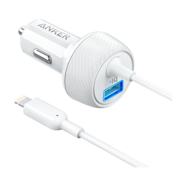 Buy Online Anker 24W Powerdrive Elite With Lightning Connector