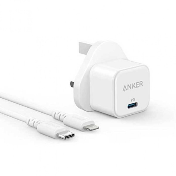 Anker PowerPort III 20W Cube With Charging Cable B2149K