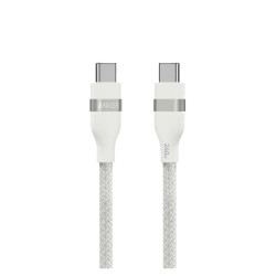 Anker USB-C to USB-C Cable | 240 W | Upcycled-Braided | 3ft | A82E2H21 - White