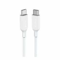 Anker USB-C to USB-C Cable | 240 W | Braided | 3ft | A81D5H21 - White