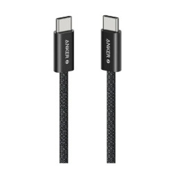 Anker Zolo USB-C to USB-C Braided Cable | 240W | 3.3 ft (1m) | Fast Charging | A8060H11 - Black