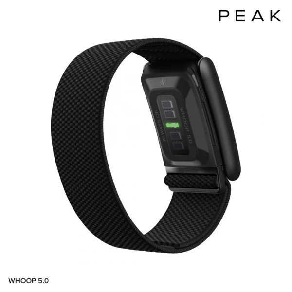 WHOOP Peak on 5.0 Wearable Health & Fitness & Activity Tracker / With 12 Month Subscription