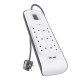 Buy Online Belkin Surge Protector 6 Outlet 2 USB 2m in Qatar