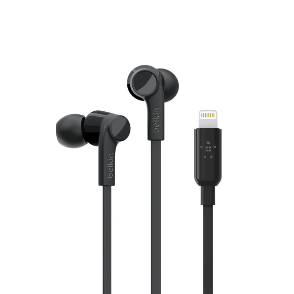 Buy Online Belkin Rockstar Headphones With Lightning Connector Black