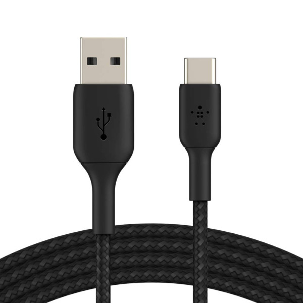 Buy Online Belkin BoostCharge Braided USB-C to USB-A Cable 2m in Qatar