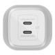 Belkin 65W Dual USB-C Gan Wall Charger With PPS White