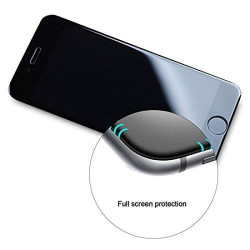 Green 3D Privacy Glass Screen Protector For Iphone 8 / 7-Black