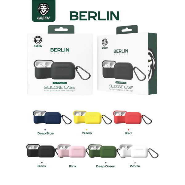 Buy Online Green Lion Berlin Series Silicone Case For Airpods 3 in Qatar