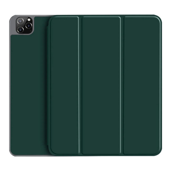 Green Premium Leather Case For Ipad 12.9 / 2020-2021 Green