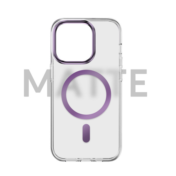 Green Lion Matt magsafe 2 Case Purple for iPhone 14 Pro Max