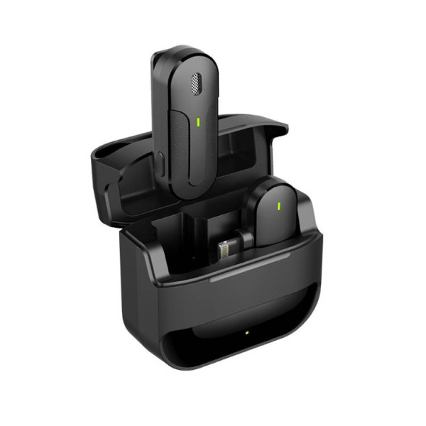 Buy Online Green Lion Wireless Wireless Microphone Lightning Connector -  Black in Qatar- Tccq.com