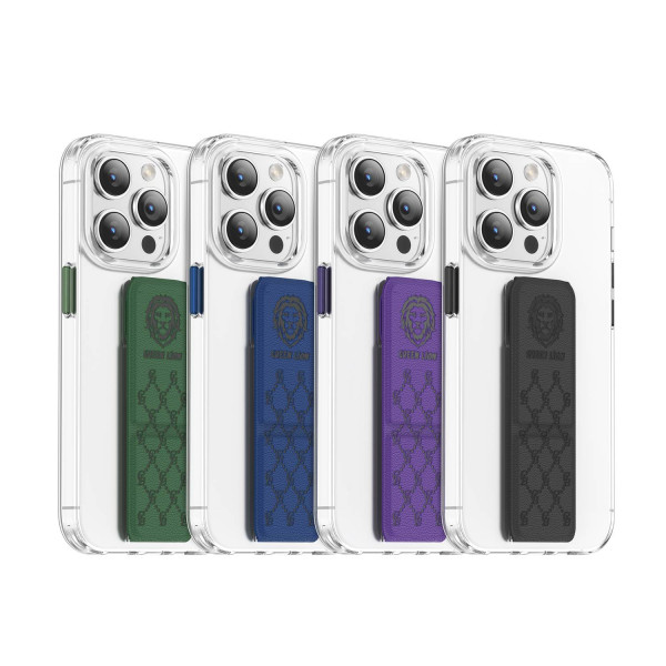 Green Lion Series 9 Viva Clear Case for iPhone 14 - Purple