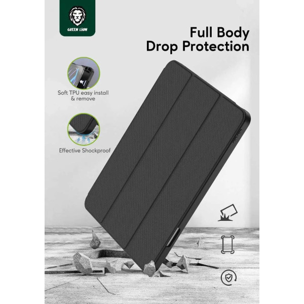 Green Lion Hogo Leather Folio Case for iPad 10 / 10.9 / iPad 11 A16 - Pink