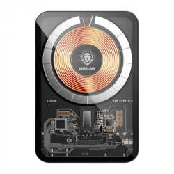 Green transparent Magsafe Powerbank 10000 mAh (QC 22.5W + PD 20W) 15W