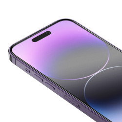 Green Lion 9H Purple Protection Matte Glass for iPhone 14 Pro Max