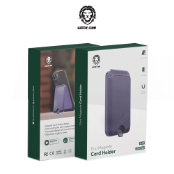 Green Lion Duo Magsafe Card Holder - Purple