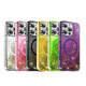 Green Lion Magnetic Happiness 3D Glitter Resin Case For iPhone 14 Plus Black