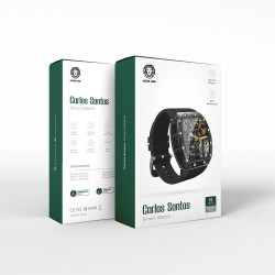 Green Lion Carlos Santos Smart Watch - Black