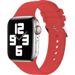 Green Lion Silicone Band with Buckle 44/45mm - Bright Red