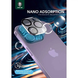 Green Camera Lens Pro Aluminum Protector For iPhone 13 Pro /13 Pro Max Transparent