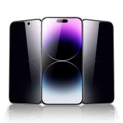 Green Privacy Glass Screen Protector For Iphone 15 Plus