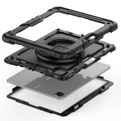 Green Lion Trio shield iPad Case for iPad 10 10.9" - Black 