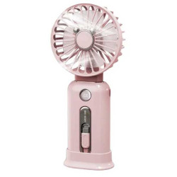 Green Lion Wind Mate Portable Power Bank & Fan - Pink