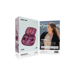 Green Lion Harmonic True Wireless Earbuds - Burgundy
