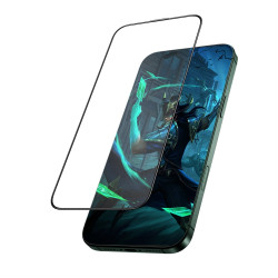 Green Lion 9H Steve Matte Privacy Anti-Peeping Dull Glass iPhone 16 Pro Max-Black Edge/Privacy