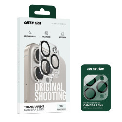 Green Lion Transparent Lens iPhone 16 Pro/16 Pro Max-Transparent