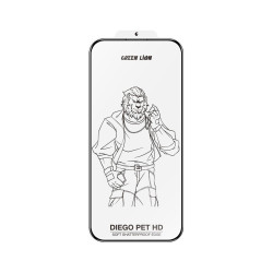 Green Lion 3D Pv-Pet Pro Full Curved Glass iPhone 16 Pro Black Edge/Privacy