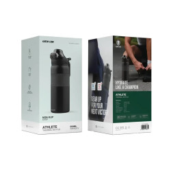 Green Lion Athlete Thermal Bottle - Black 
