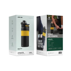 Green Lion Athlete Thermal Bottle - Yellow