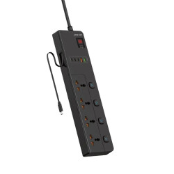 Green Lion GS-900 Power Socket 3M 3500W (4 socket , 2 USB-A and 3 USB-C)