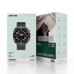 Green Lion Strive Smart Watch - Black
