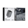 Green Lion Premium Series Foldable Wall Charger UK Plug PD 65W - Gray