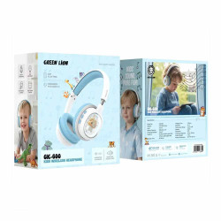 Green Lion GK-600 Kids Wireless Headphone - Blue