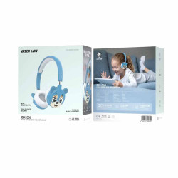 Green Lion GK-500 Kids Wireless Headphone - Blue