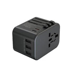 Digitplus Universal Socket 6 in 1 Adapter One World Charger 35.5W