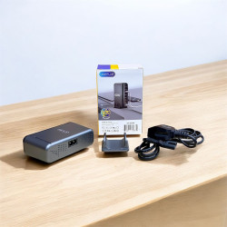 Digitplus Desktop Fast Charger 600W Gan (3 USB-A & 5 USB-C Ports)