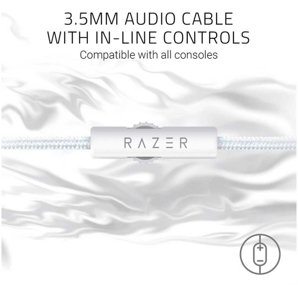 Razer Kraken Mercury Multi-Platform Wired Gaming Headset - White