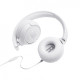 JBL Tune 500 Wired 3.5mm On-Ear Headphones - White
