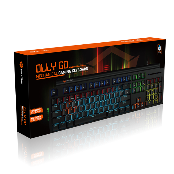 Buy Online Meetion Red Switch RGB Mechanical Gaming Keyboard Black