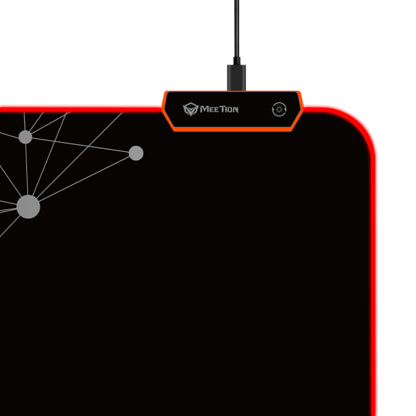 Meetion Rubber Led RGB Gaming Mouse Pad PD120