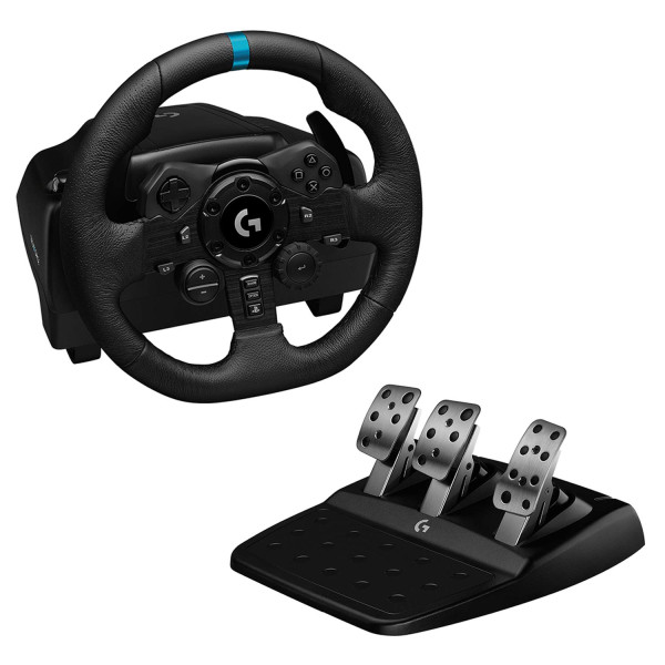 Logitech G923 Trueforce Sim Racing Wheel For Ps5, Ps4