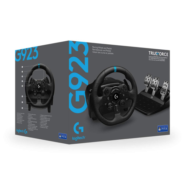 Logitech G923 Trueforce Sim Racing Wheel For Ps5 and Ps4 in Qatar