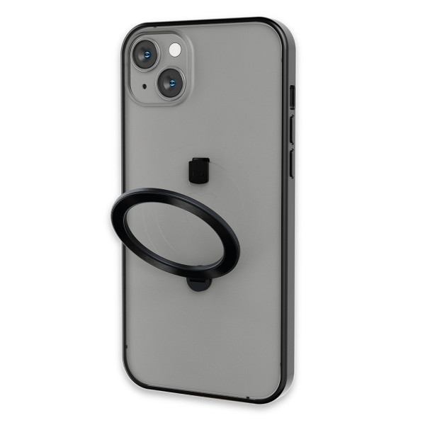 Levelo MagSafe Ringo Multi-Functional Kickstand Case Black for iPhone 14 Plus