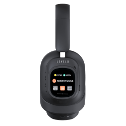 Levelo VibeMaster Wireless Hybrid ANC Headphone - Black