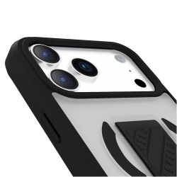 Levelo Morphix Clara Grip Case for iPhone 17 Pro Phantom Black
